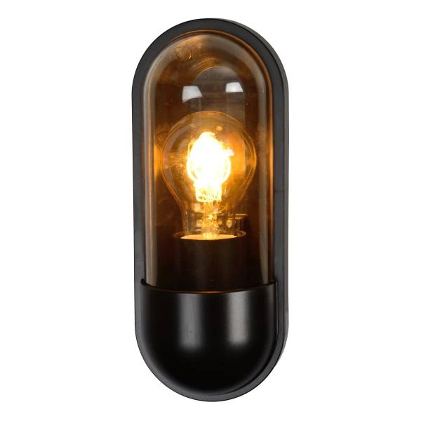 Lucide CAPSULE - Wall light Outdoor - 1xE27 - IP65 - Black - detail 1
